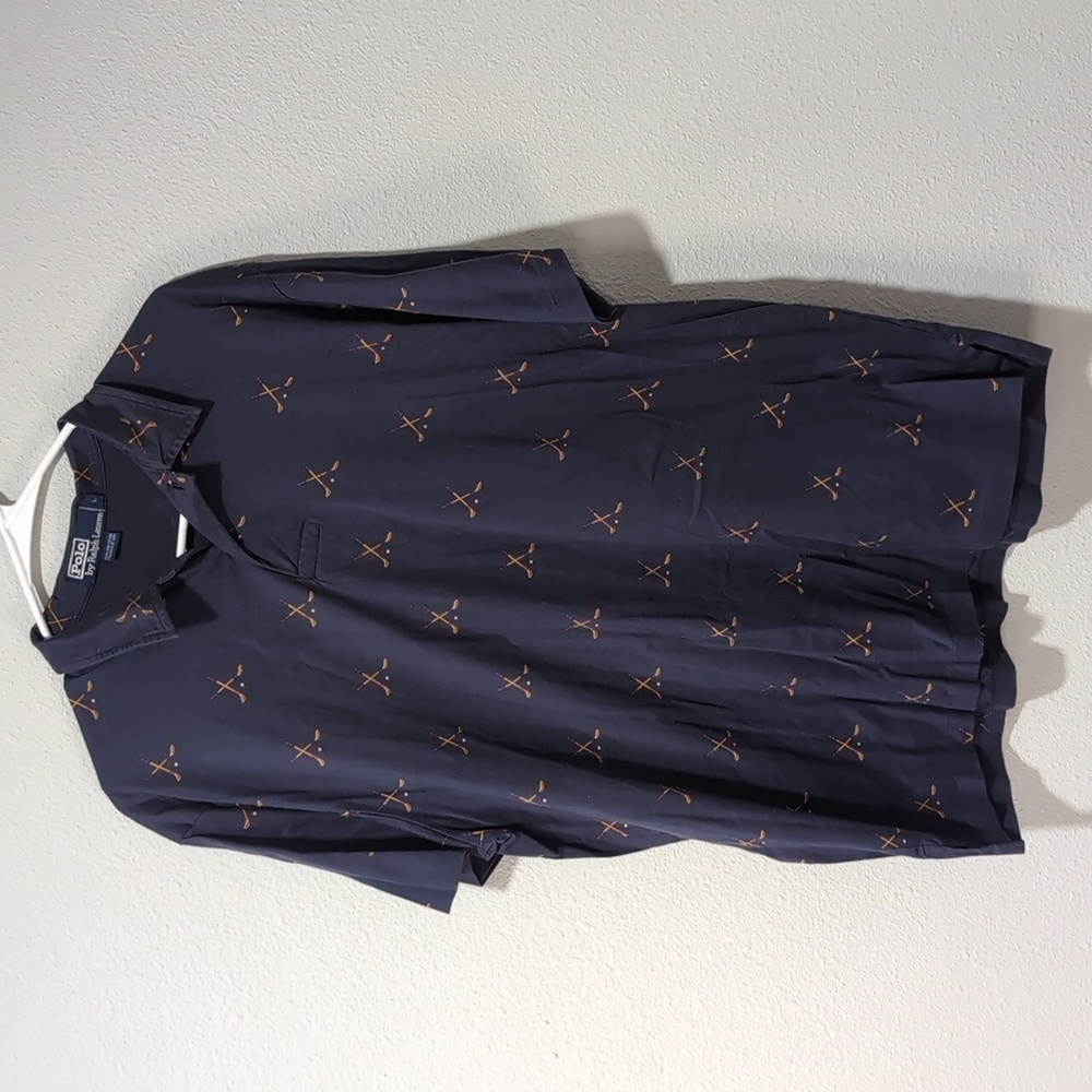 Men's Polo‎ Ralph Lauren Large short sleeve golf design Fine cotton